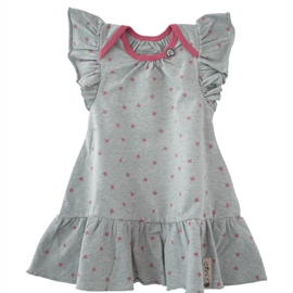 Eeni Meeni Miini Moh Baby Dress Grey/Watermelon Star